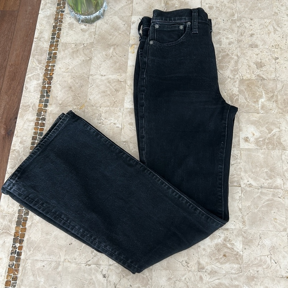 Madewell Black The Perfect Vintage Flare High Rise‎ Jeans Size 25